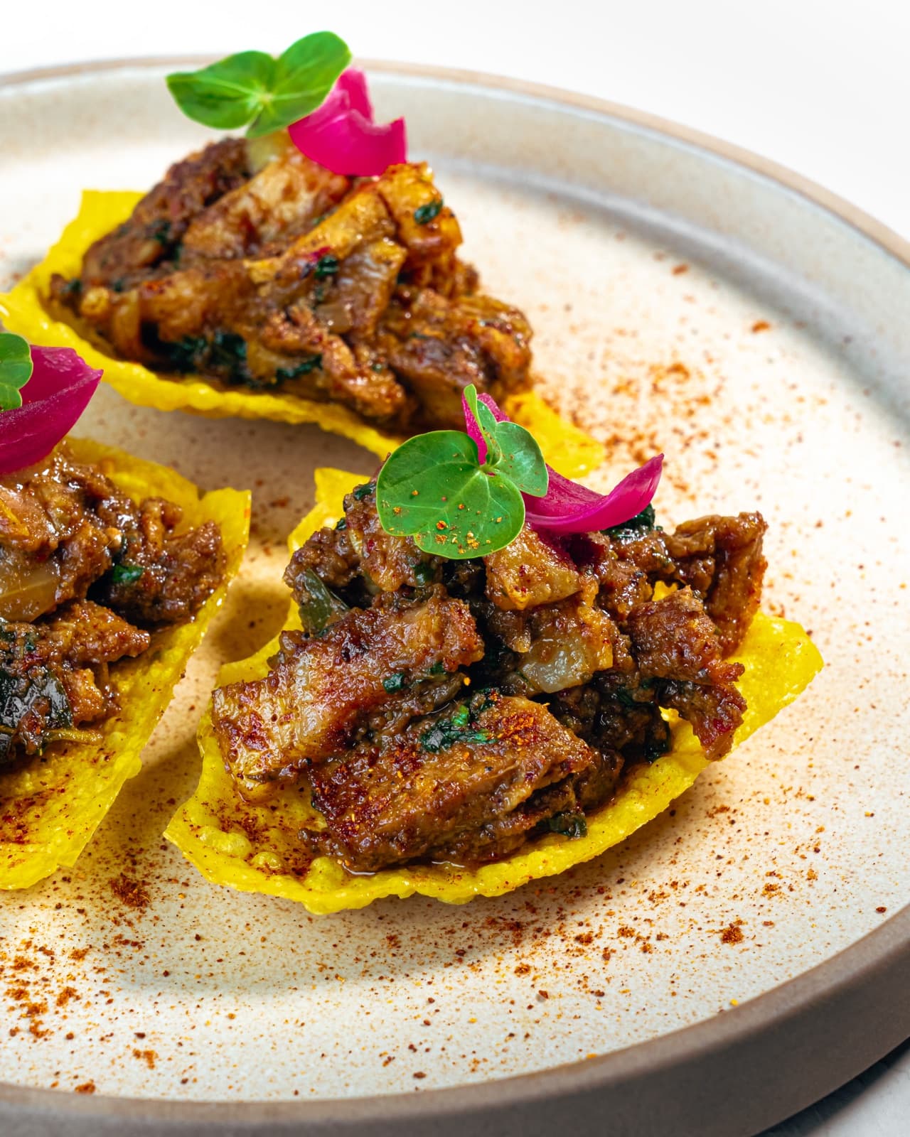 Pandhi Fry Tostada